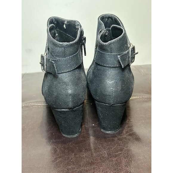 Rampage Women's Ankle Boots Wedge Black Size 7 - Picture 3 of 8